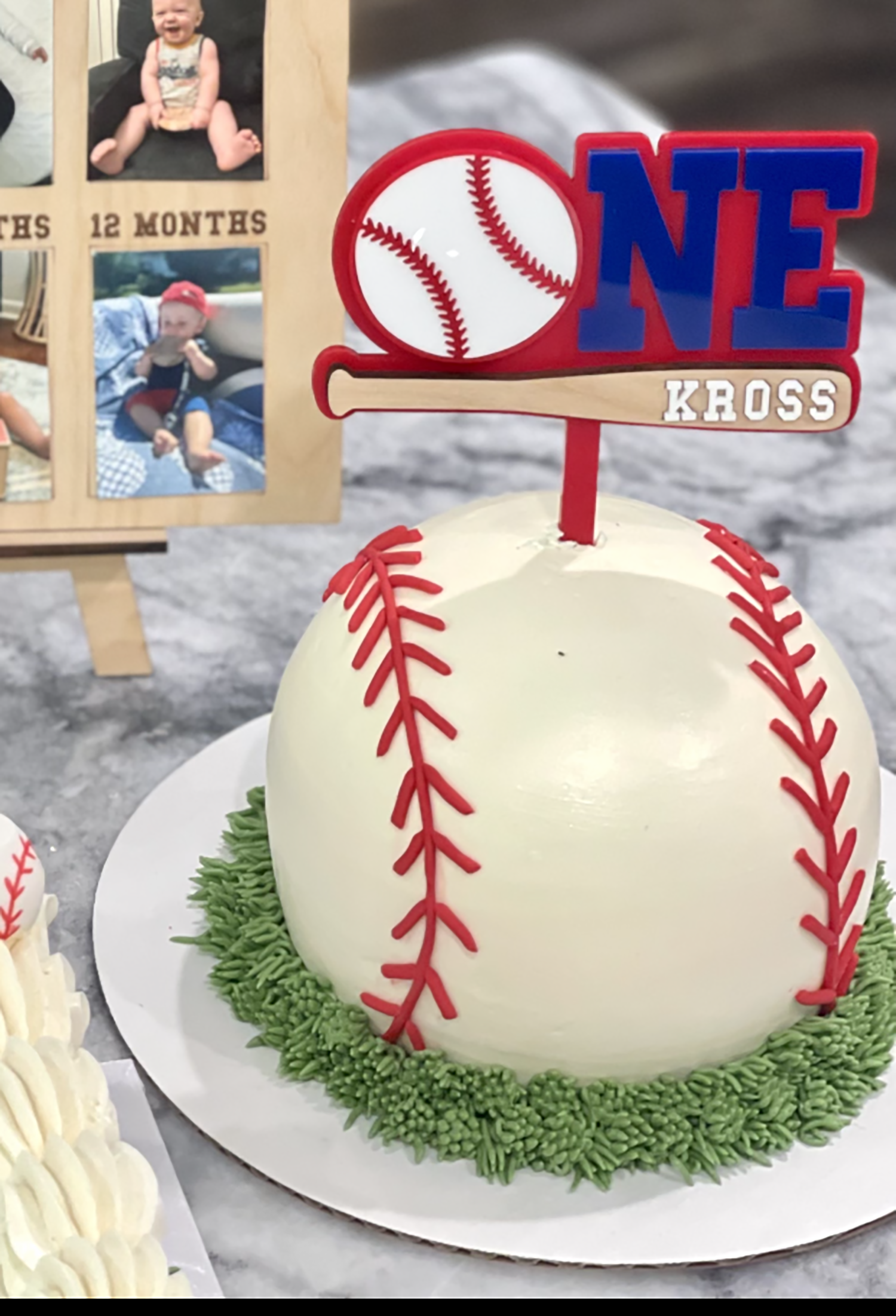 Baseball Cake Topper + Rookie of The Year