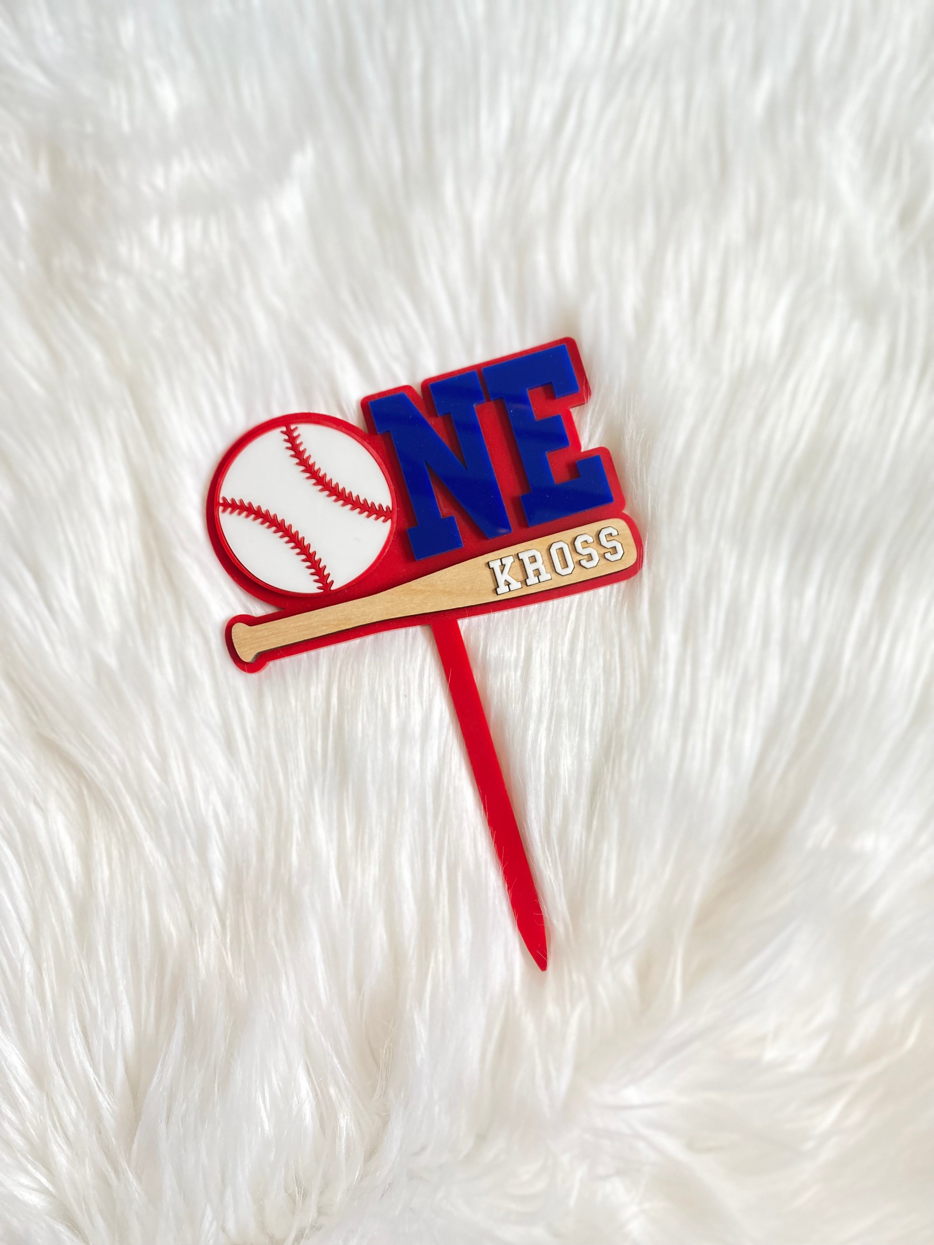 Baseball Cake Topper + Rookie of The Year