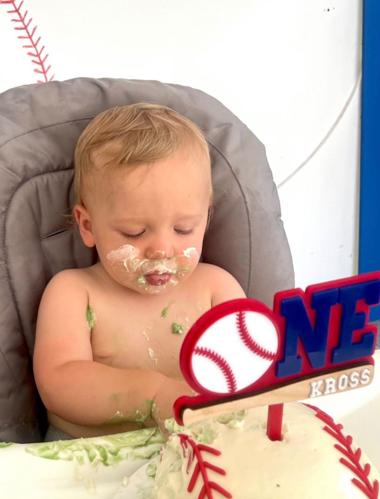 Baseball Cake Topper + Rookie of The Year