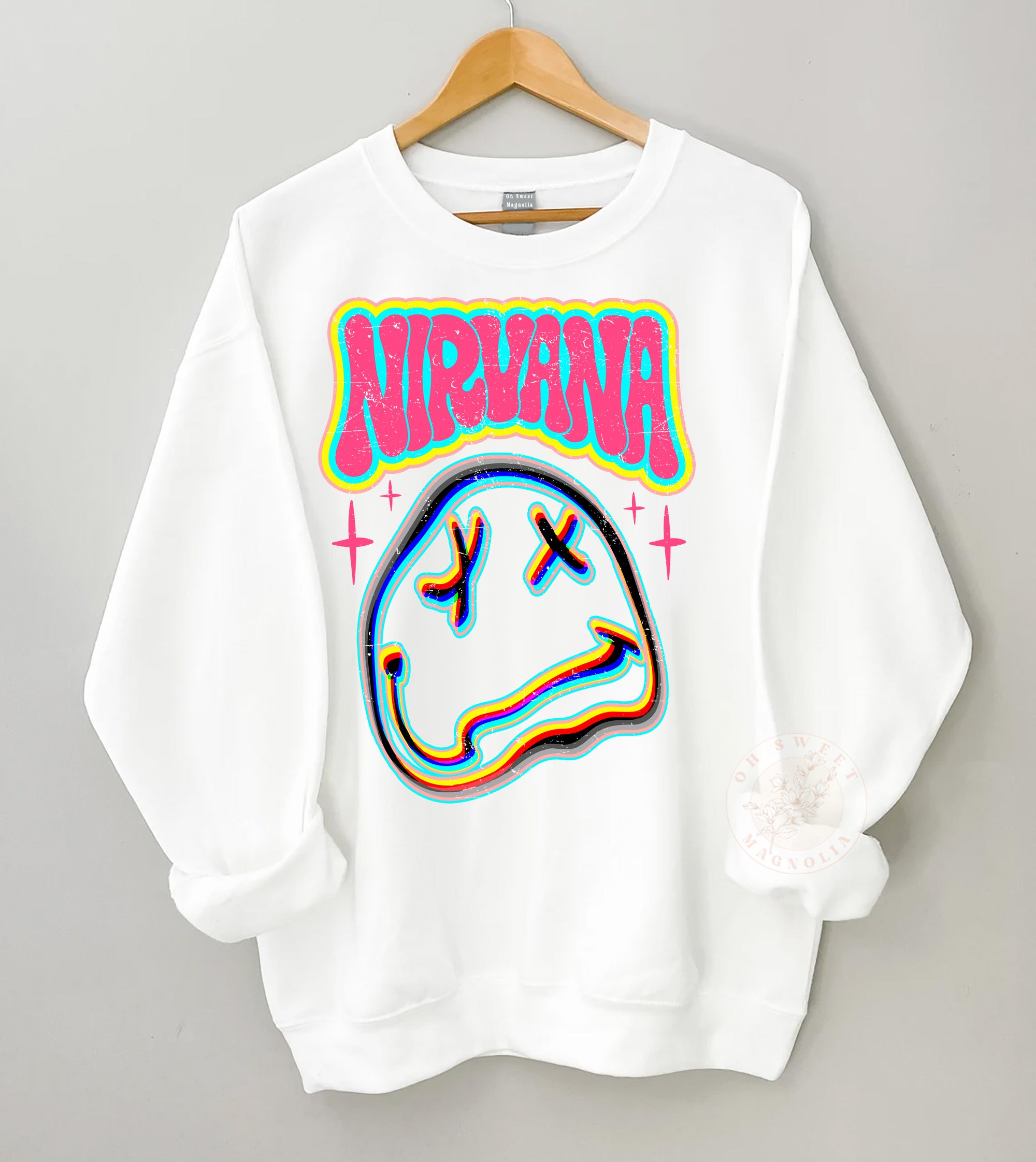 Nirvana Smiley Crewneck