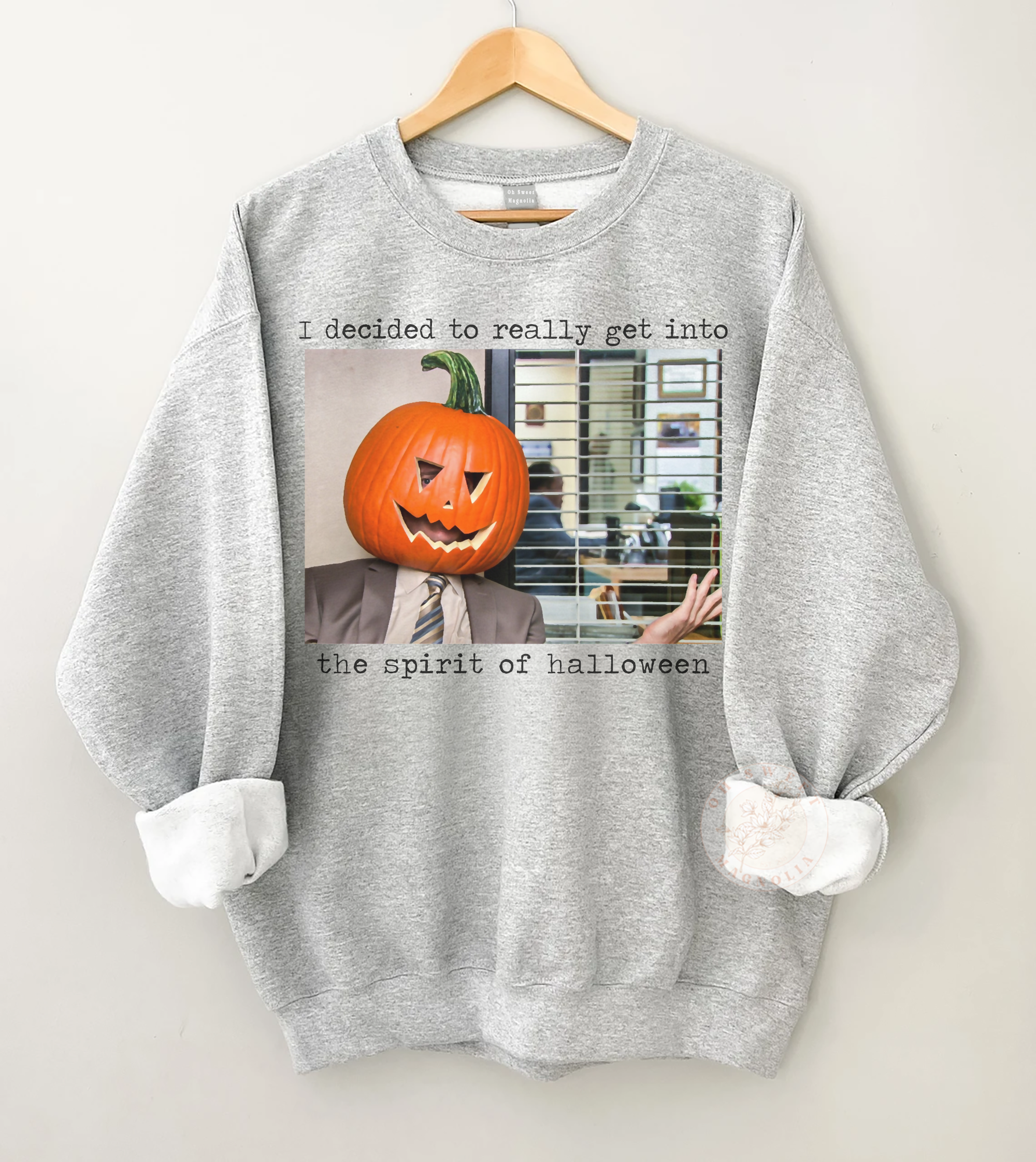 I Decided to really get into the spirit of Halloween Office Crewneck.