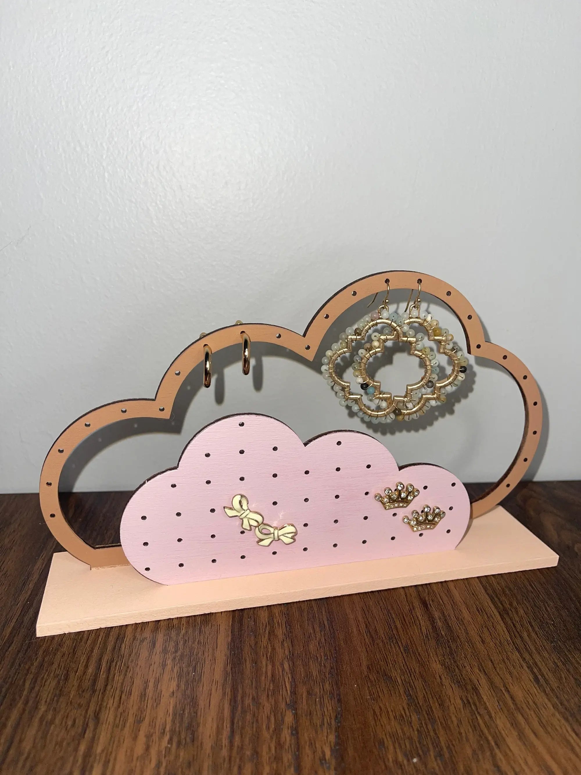 Cloud Stud Earring Holder