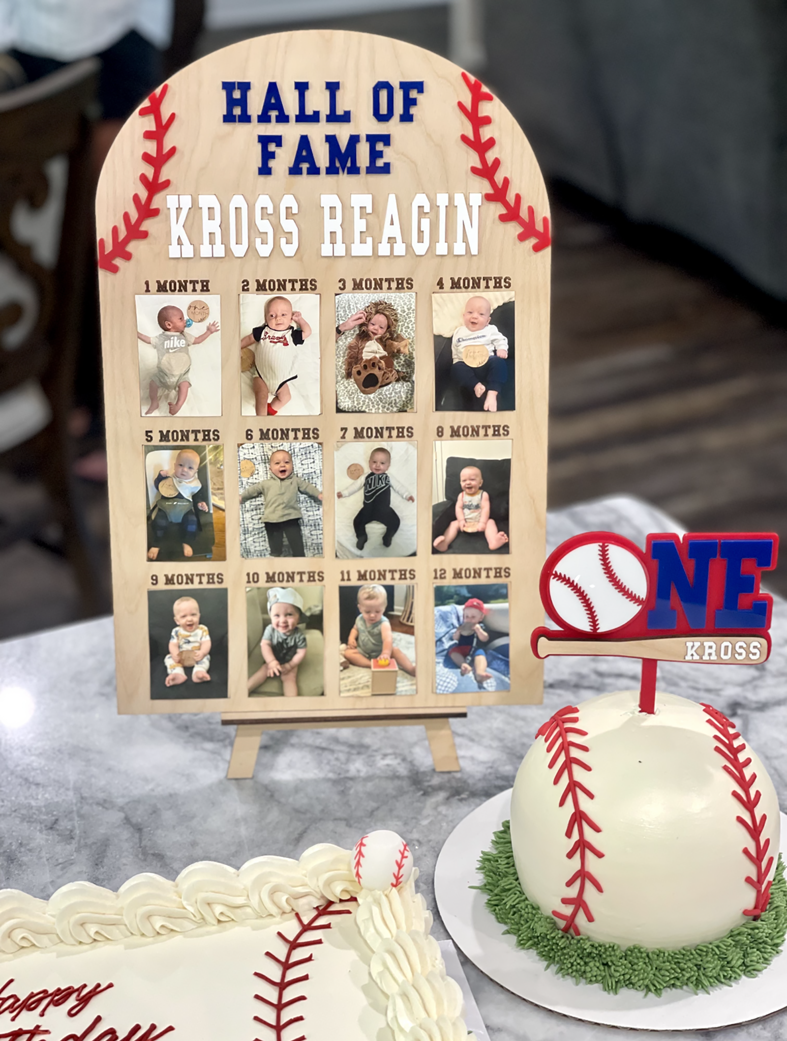 Rookie Of The Year + My First Year Photo Board + Birthday Board