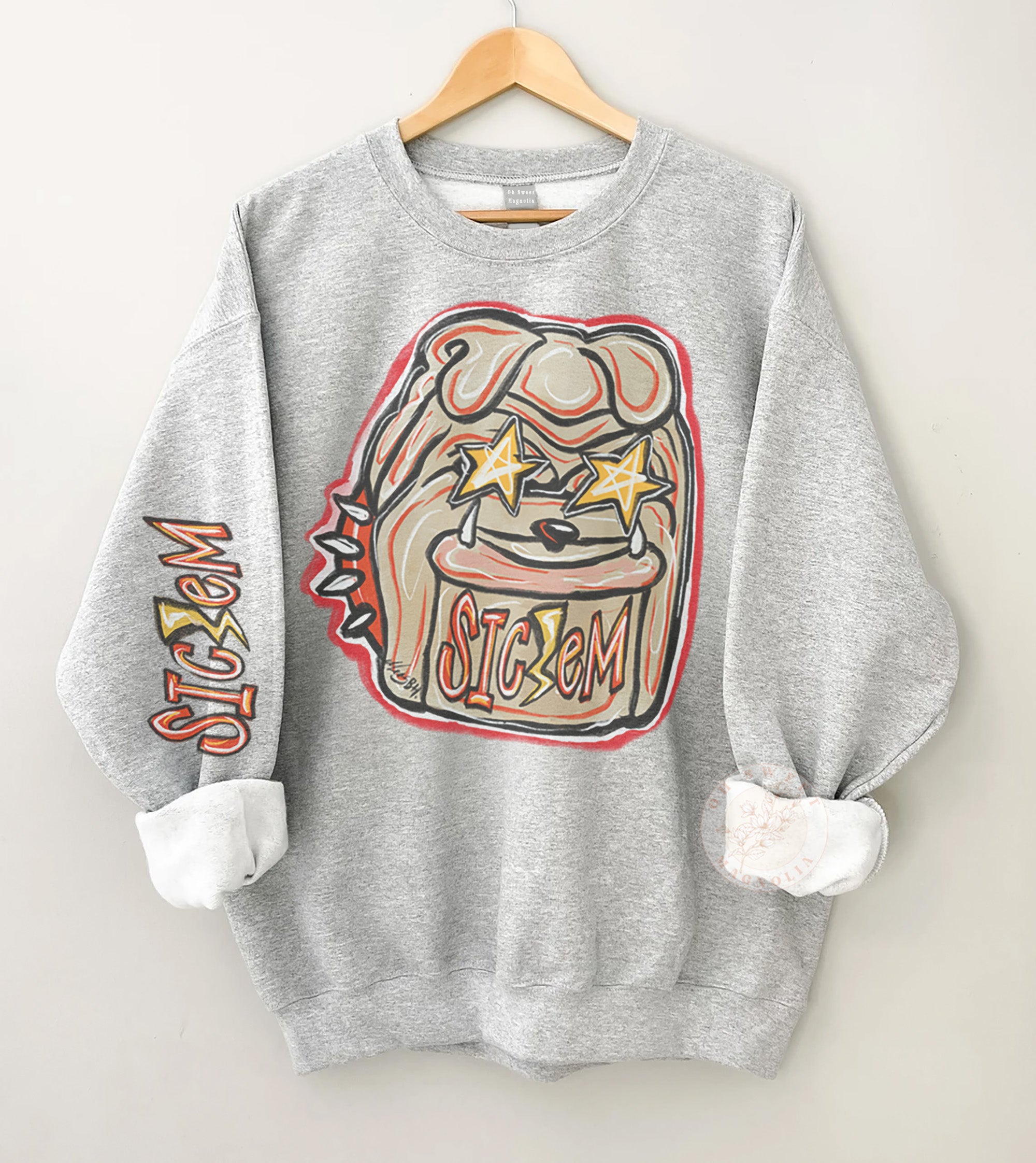 Retro Georgia Football Sweatshirt - SIC'EM Edition
