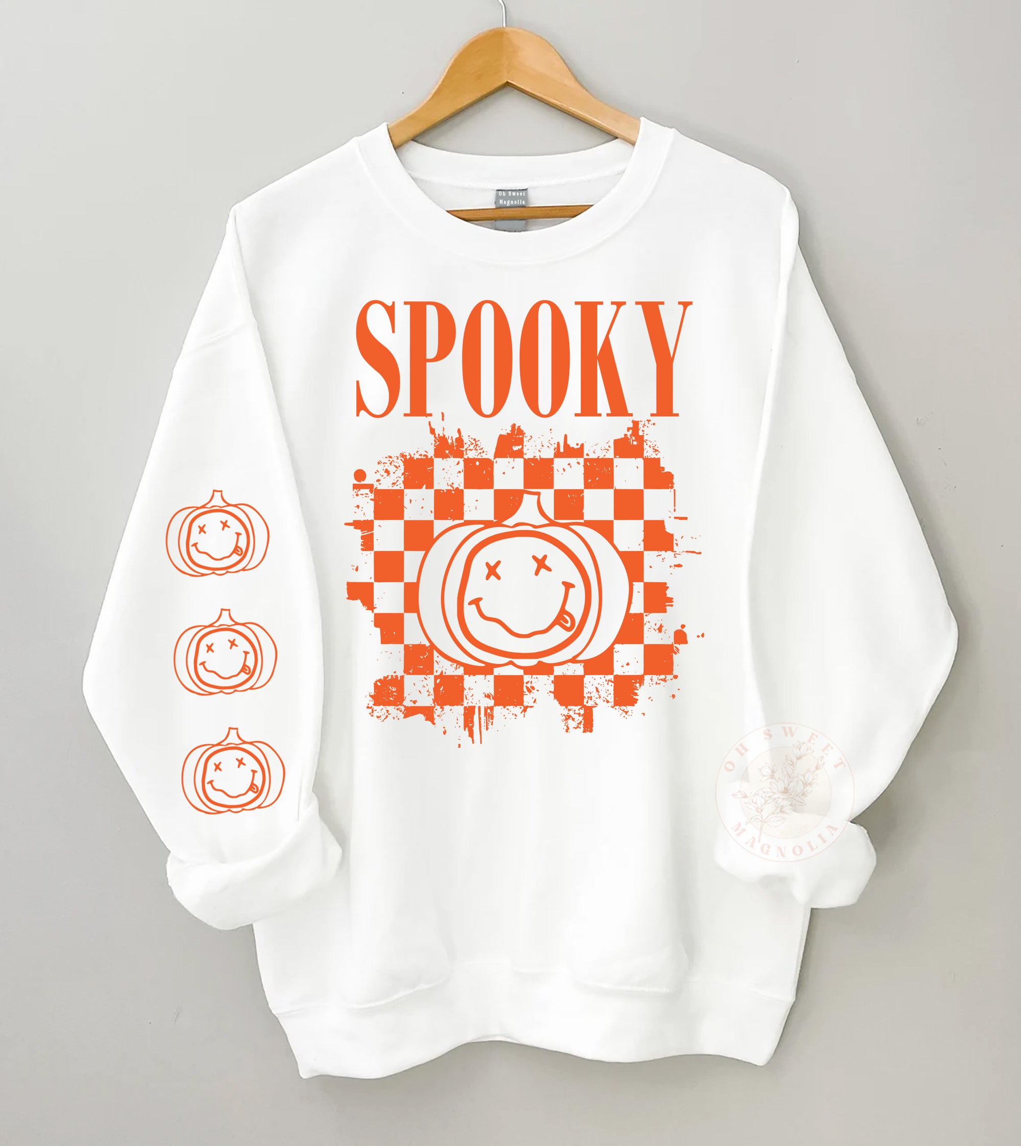 Spooky & Autumn Nirvana Inspired Pumpkin Fall Crewneck