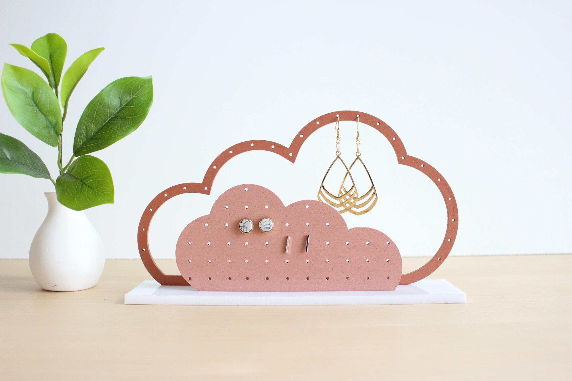 Cloud Stud Earring Holder