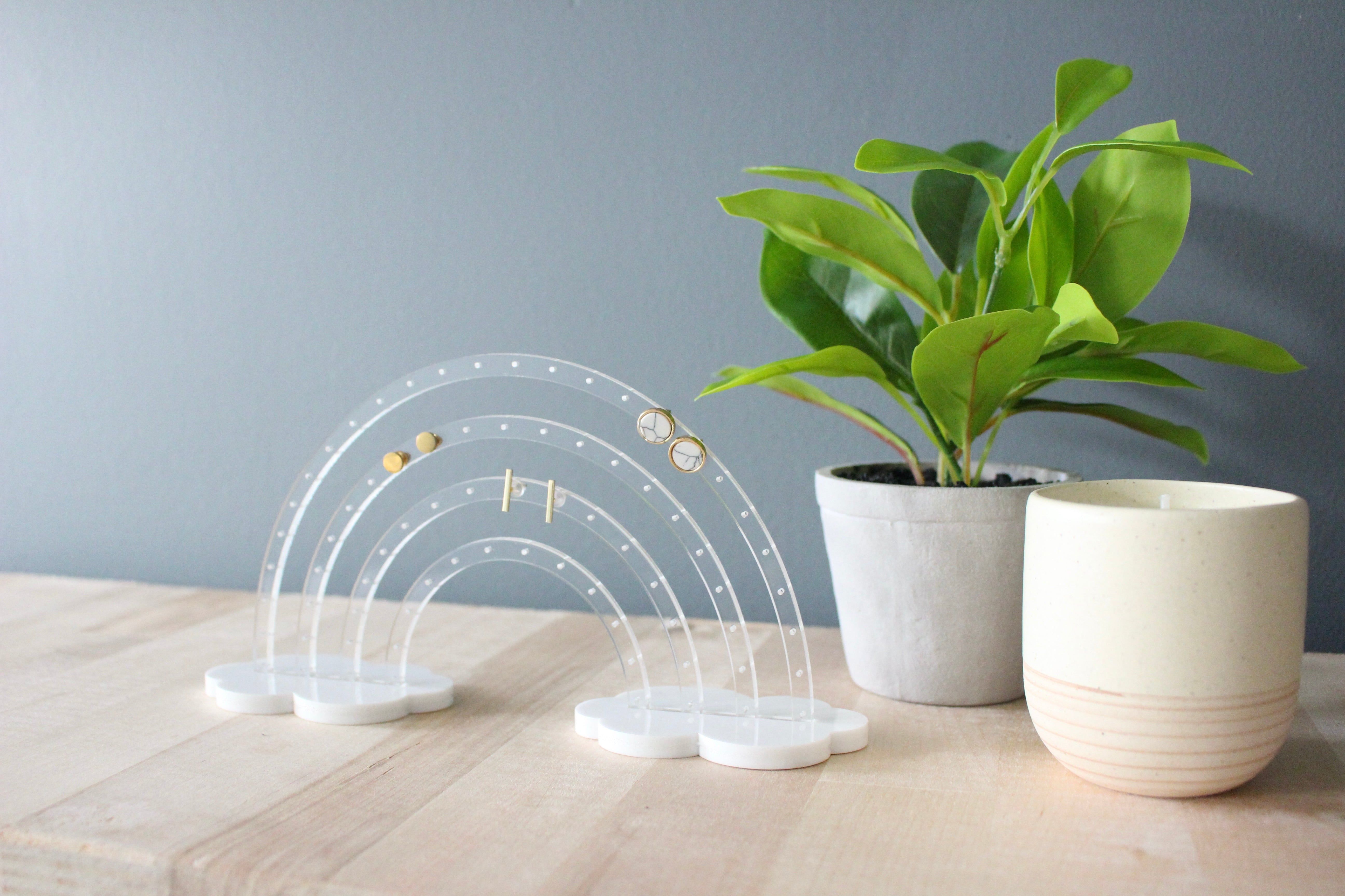 Rainbow Stud Earring Organizer