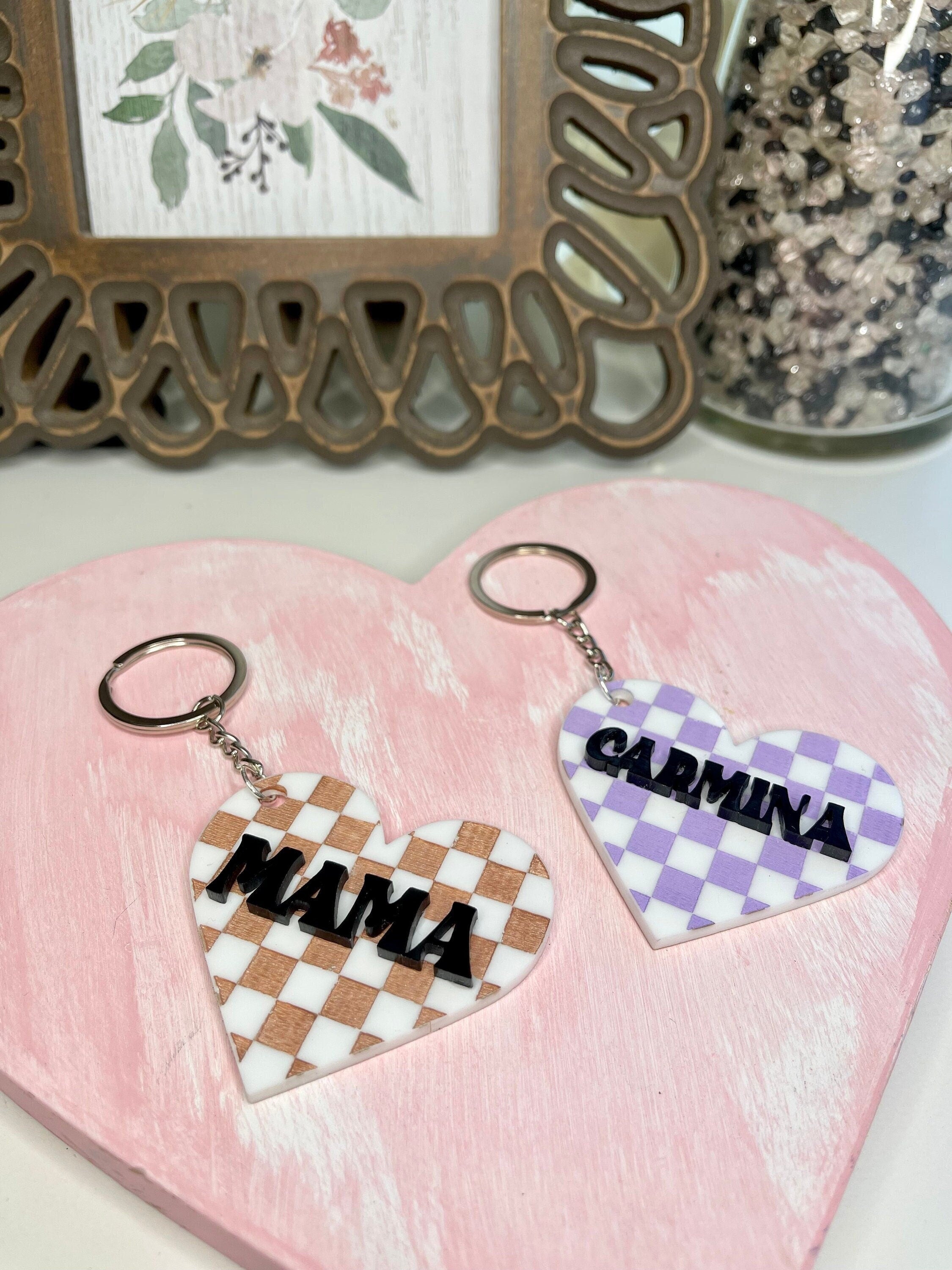 Name Keychain︱Retro Keychain