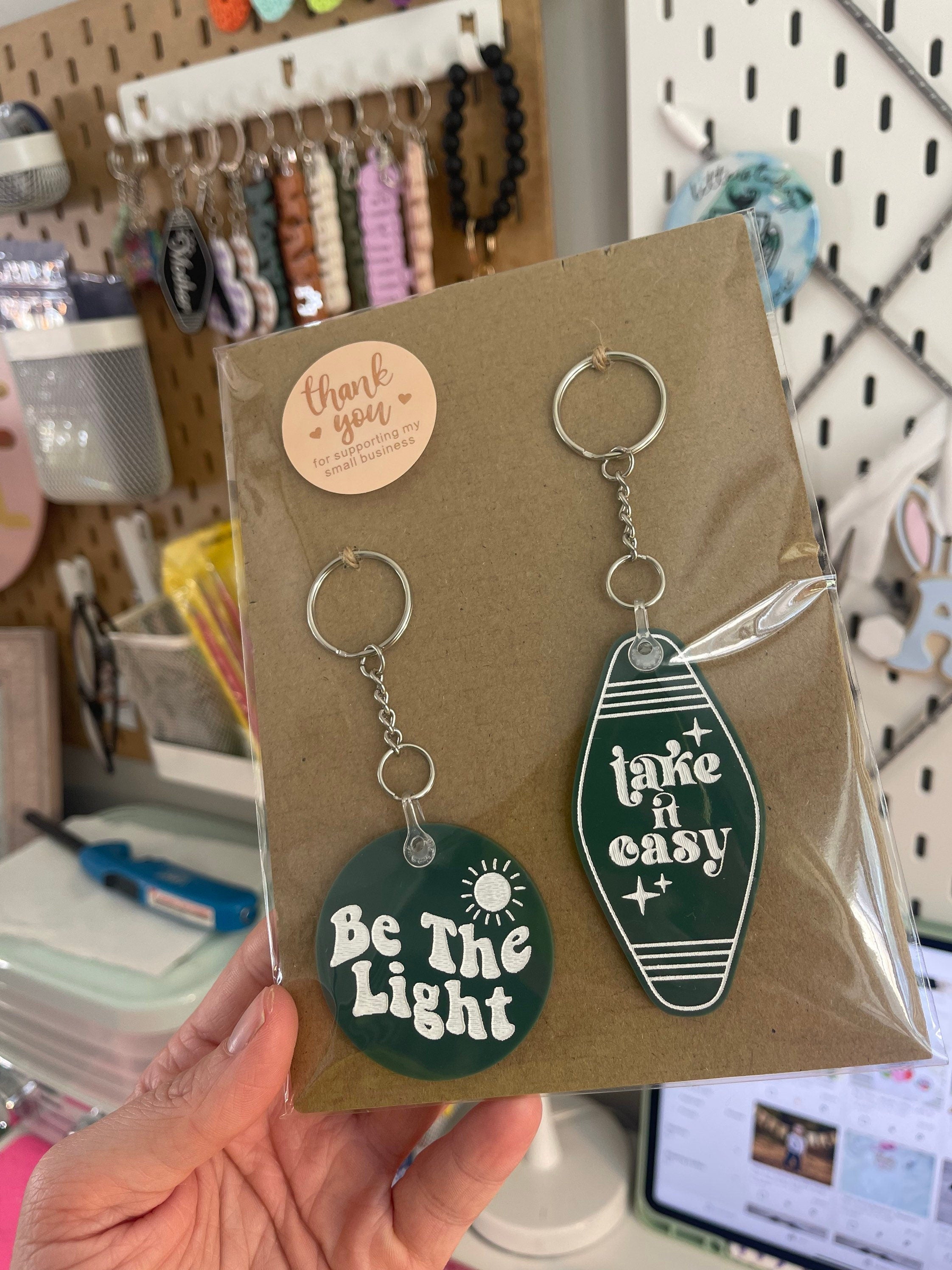 Be The Light Acrylic Keychain