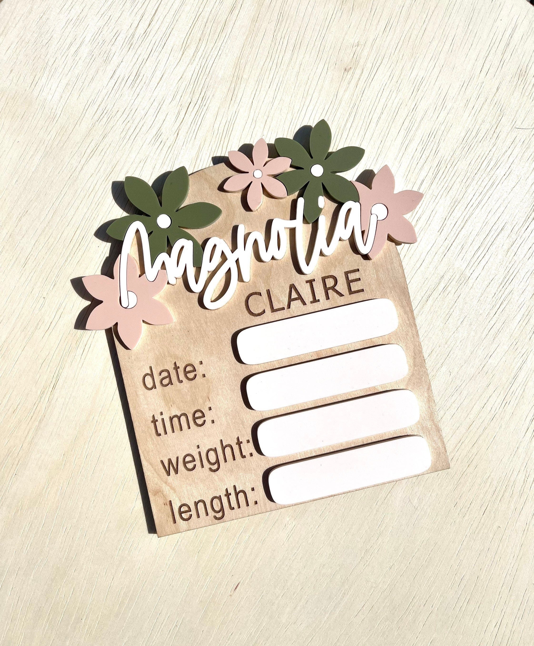 Flower Birth Stat Sign
