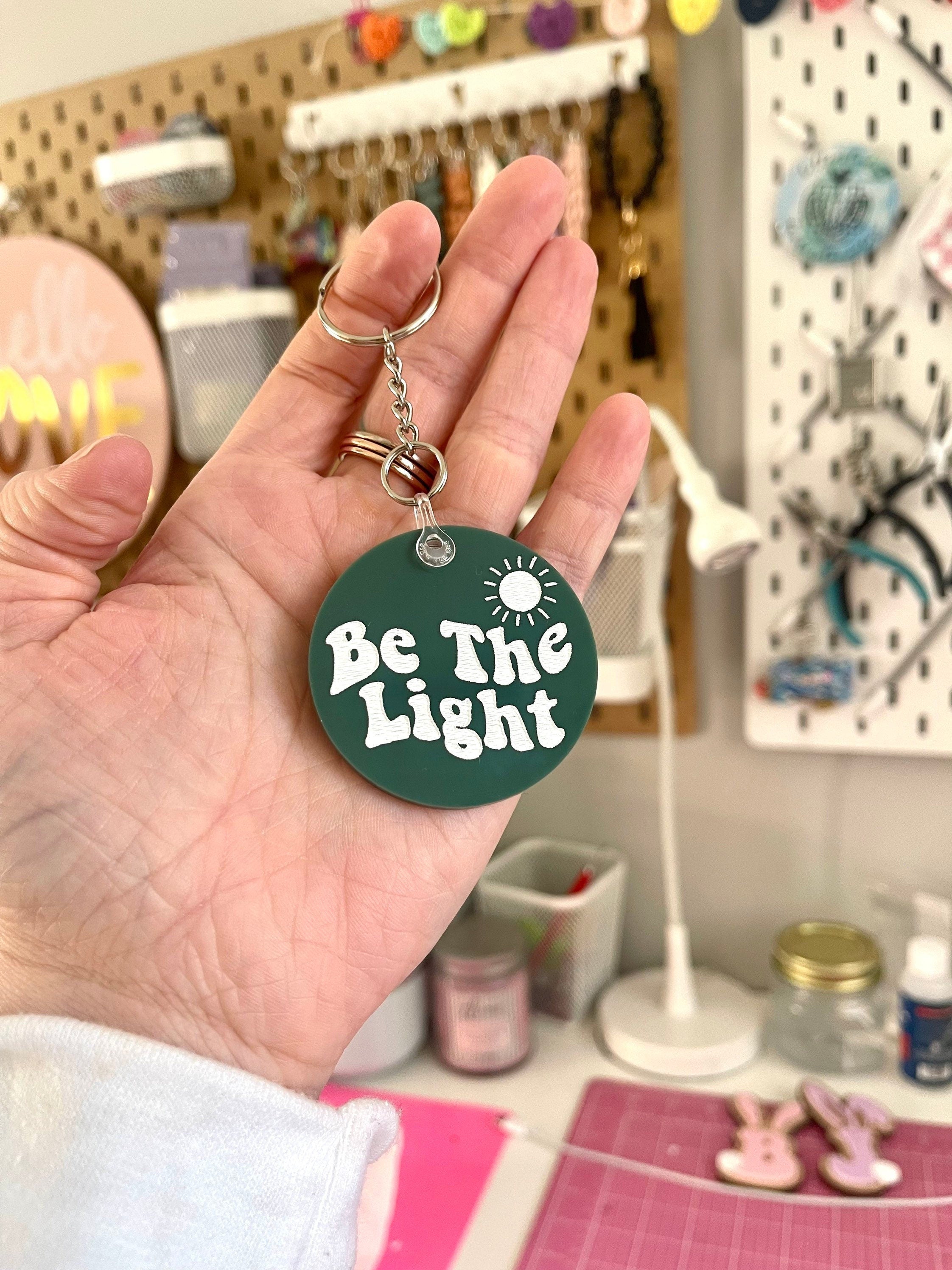Be The Light Acrylic Keychain