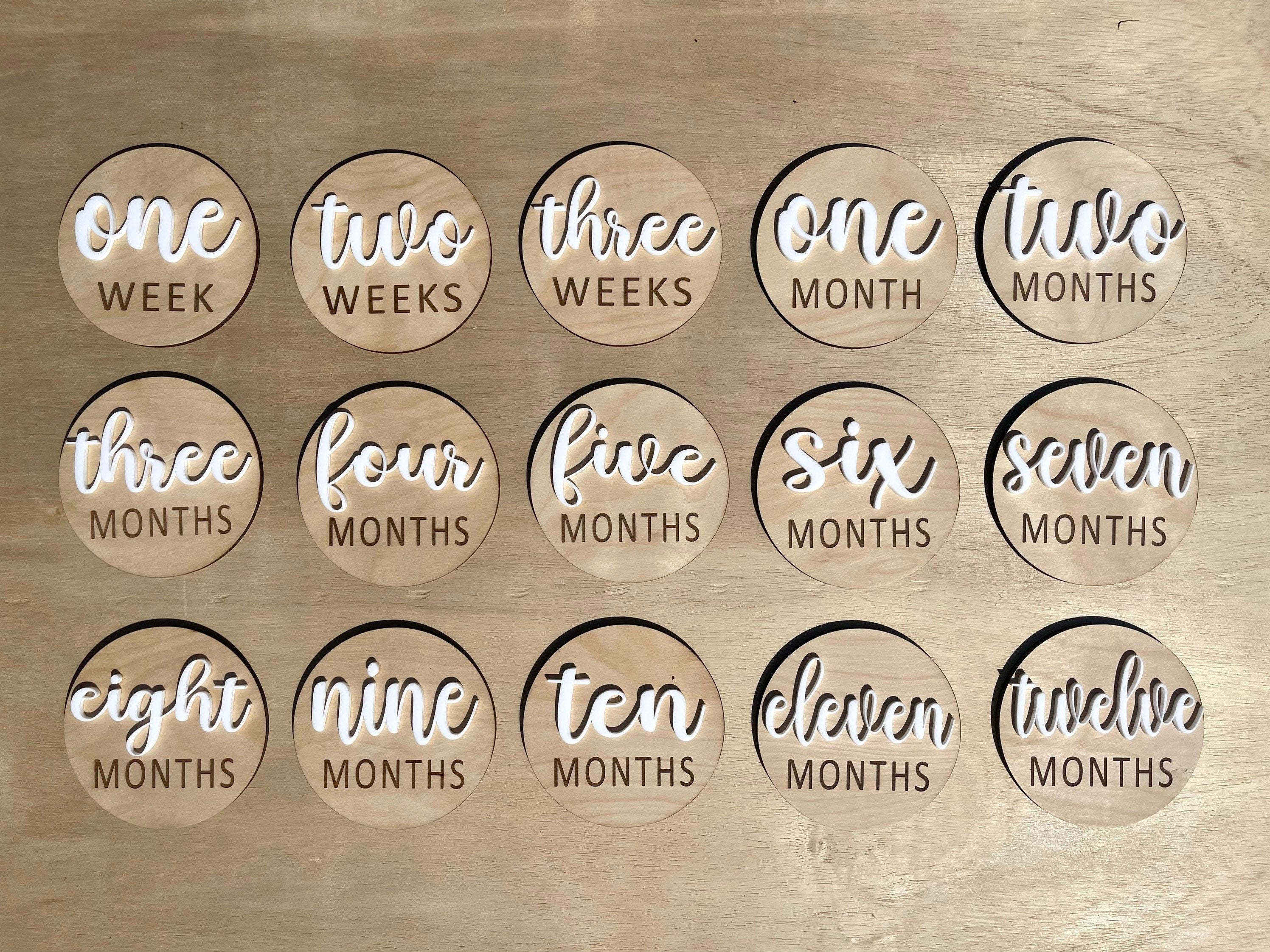 Monthly Baby Milestone Props
