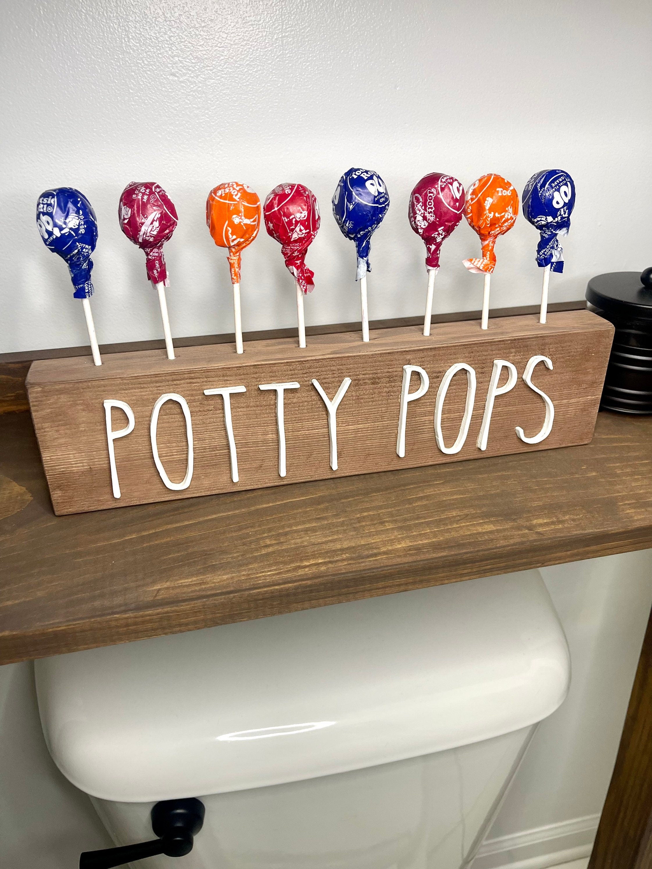 Potty Pops Holder + Potty Training