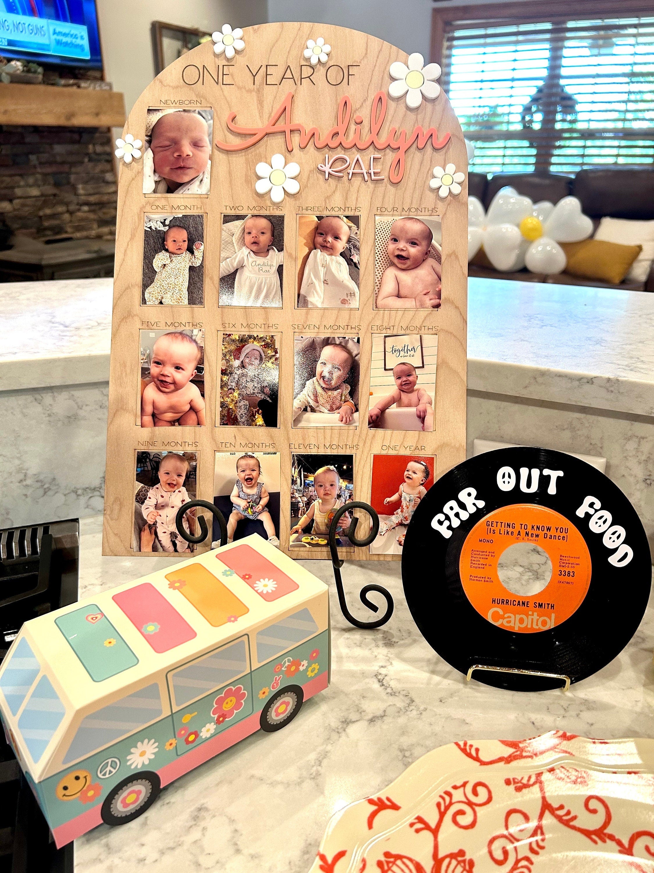 Daisy + My First Year Photo Board + Birthday Board